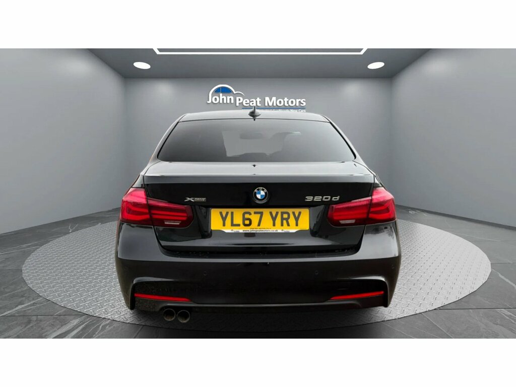 BMW 3 Series 2.0 320D Blueperformance M Sport Shadow Edition Sa YL67YRY Black #6