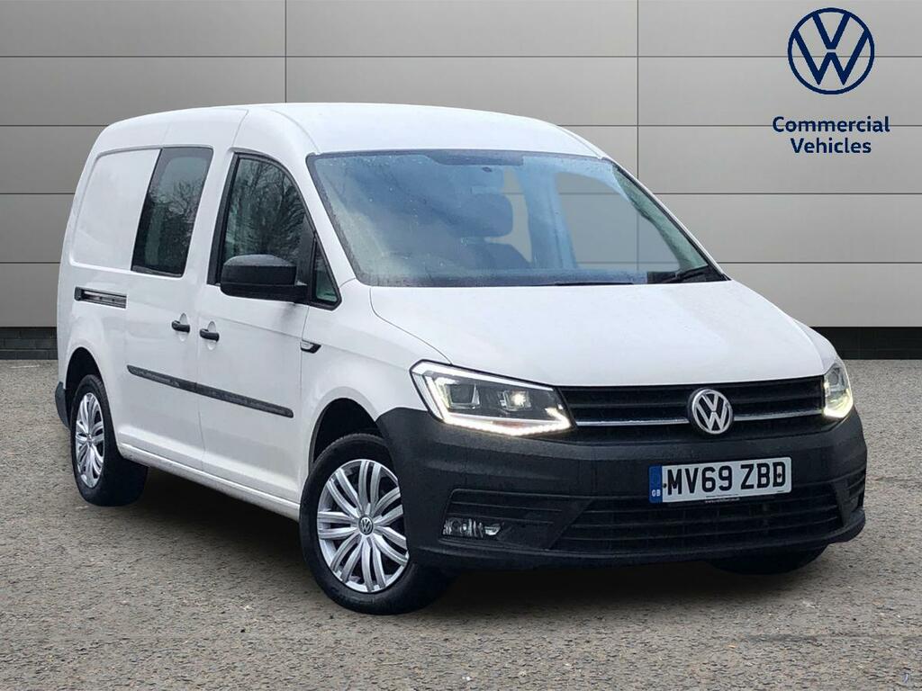 Volkswagen Caddy Maxi 2.0 Tdi 102Ps Kombi Van Dsg White