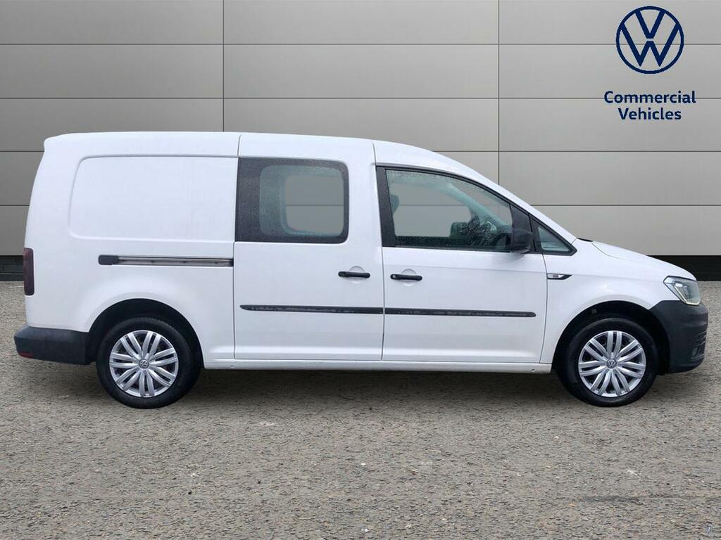 Volkswagen Caddy Maxi 2.0 Tdi 102Ps Kombi Van Dsg White #5