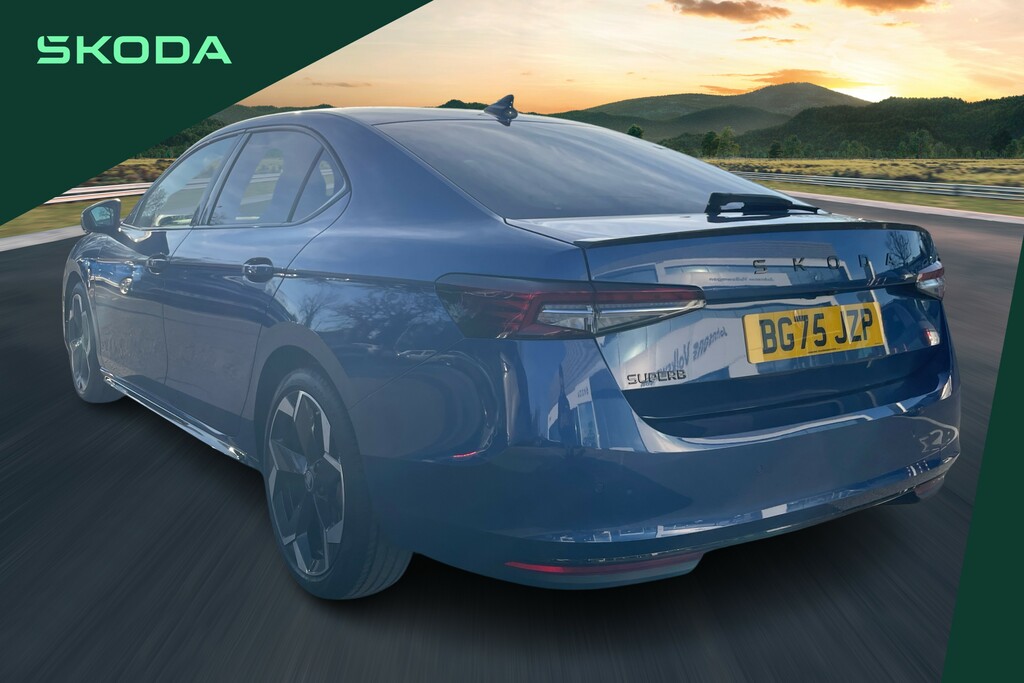 Skoda Superb 1.5 Tsi E-tec Sportline Dsg BG75JZP Blue #3