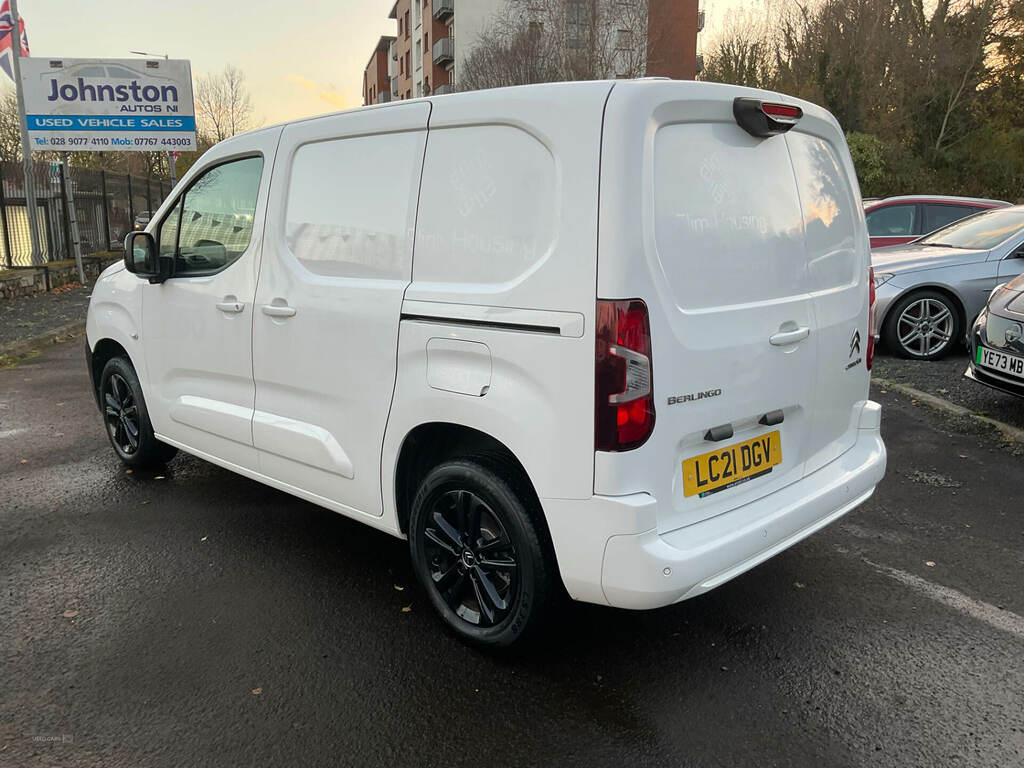 Citroen Berlingo 1.5 Bluehdi 1000Kg Driver 100Ps LC21DGV White #4