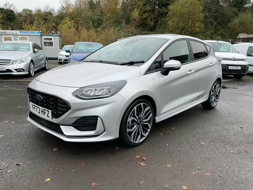 Ford Fiesta 1.0 Ecoboost St-line X YP73HFZ Silver #3