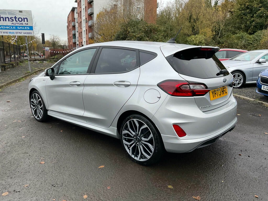 Ford Fiesta 1.0 Ecoboost St-line X YP73HFZ Silver #4