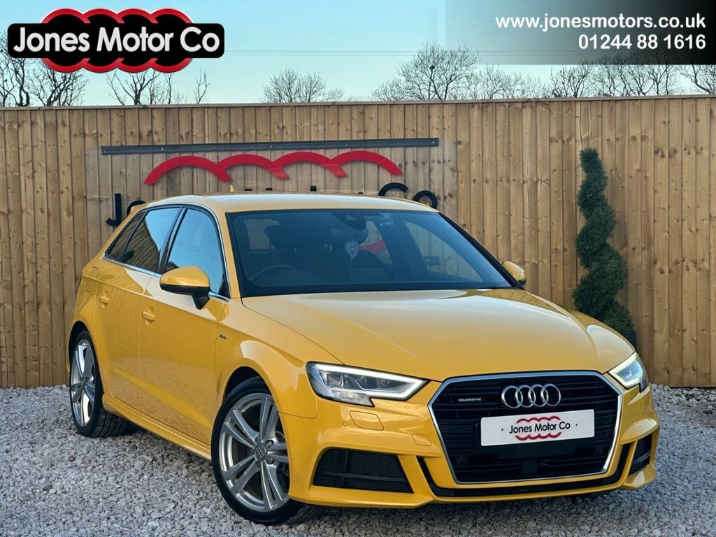 Audi A3 2L S Line Yellow