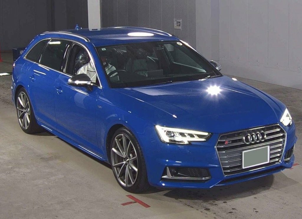 Audi S4 Estate YN67CMJ Blue #5