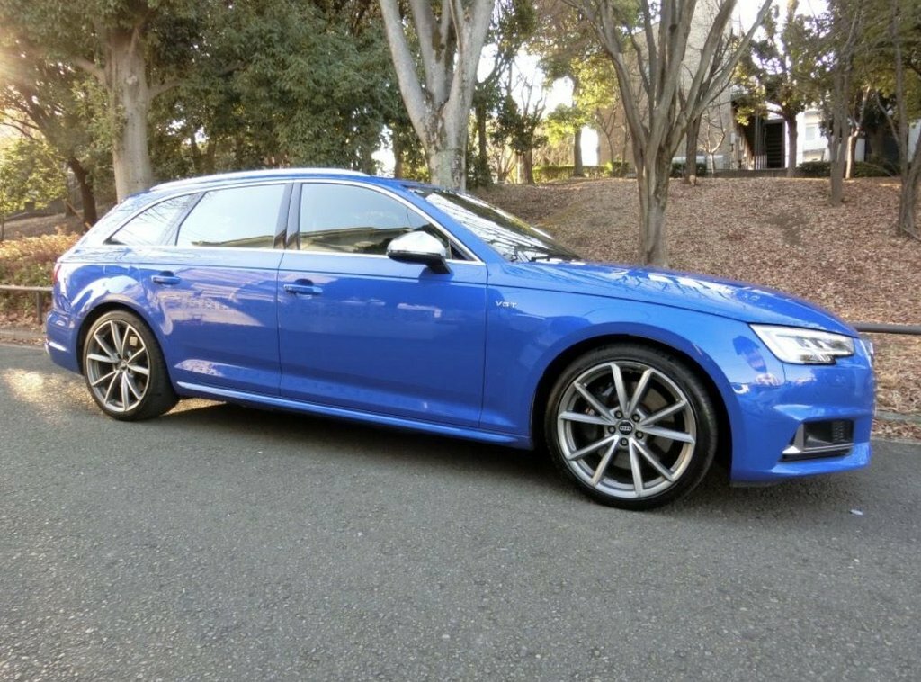 Audi S4 Estate YN67CMJ Blue #2