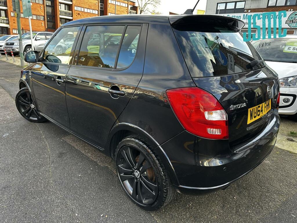 Skoda Fabia 1.2 Tsi Black Edition Hatchback WU64FHK Black #3