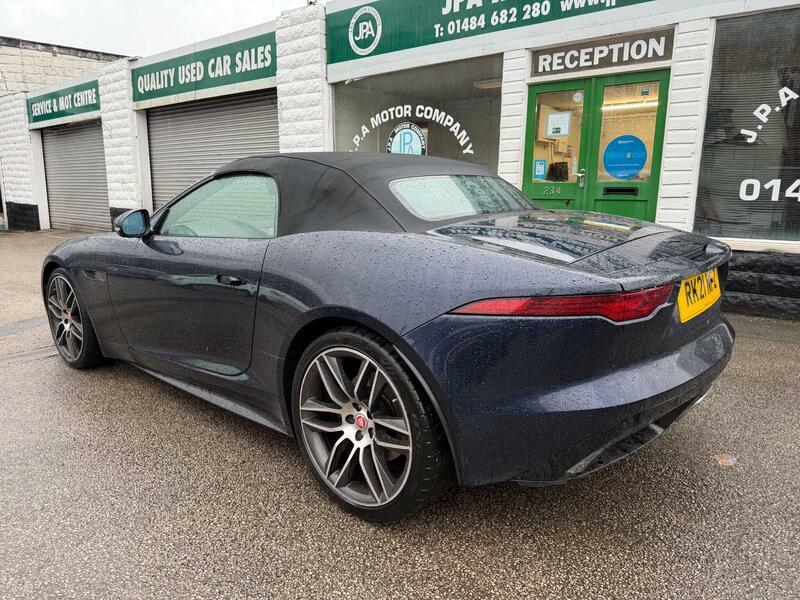 Jaguar F-Type 2.0i-r-dynamic-convertible-2dr-petrol-auto-euro-6- RK21NFZ Blue #3