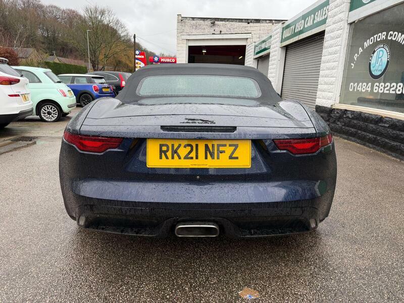 Jaguar F-Type 2.0i-r-dynamic-convertible-2dr-petrol-auto-euro-6- RK21NFZ Blue #4