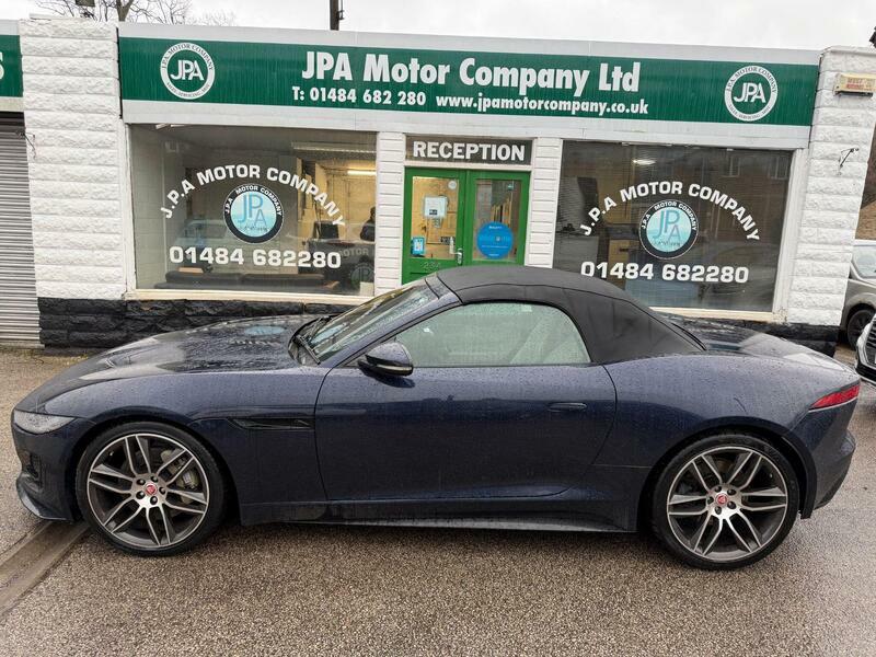 Jaguar F-Type 2.0i-r-dynamic-convertible-2dr-petrol-auto-euro-6- RK21NFZ Blue #2