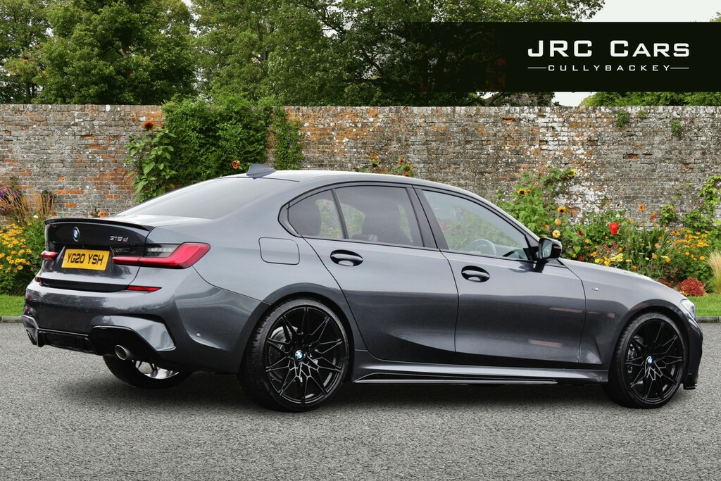 BMW 3 Series Saloon 2.0 318D M Sport Saloon 2020 YG20YSH Grey #4