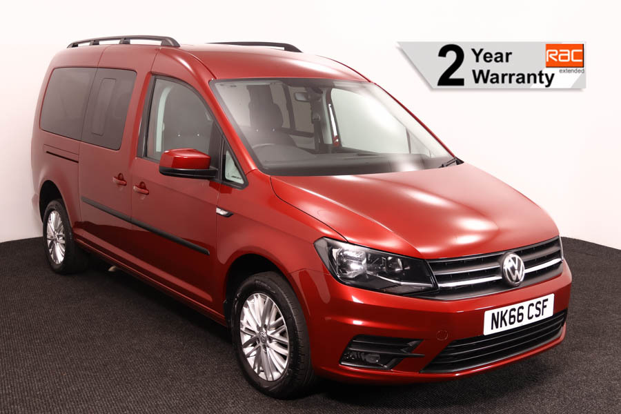 Volkswagen Caddy Maxi Life 2.0 Tdi Bluemotion Maxi Life Dsg Red