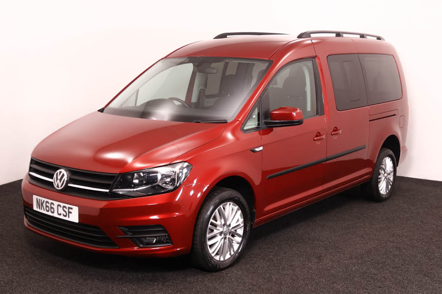 Volkswagen Caddy Maxi Life 2.0 Tdi Bluemotion Maxi Life Dsg Red #2