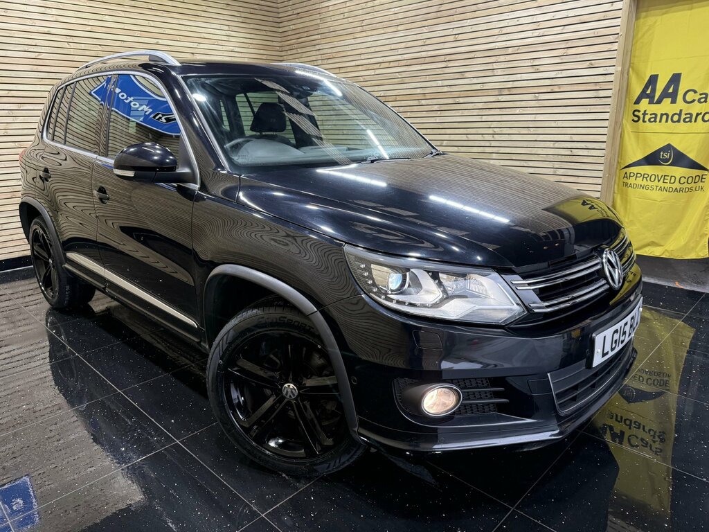 Volkswagen Tiguan 2.0 Tdi Bluemotion Tech R-line Suv Dsg LG15BLZ Black #4