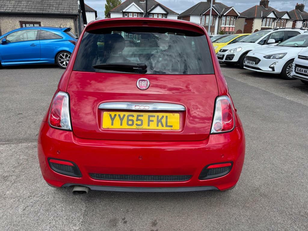 Fiat 500 1.2 S Euro 6 S S YY65FKL Red #6