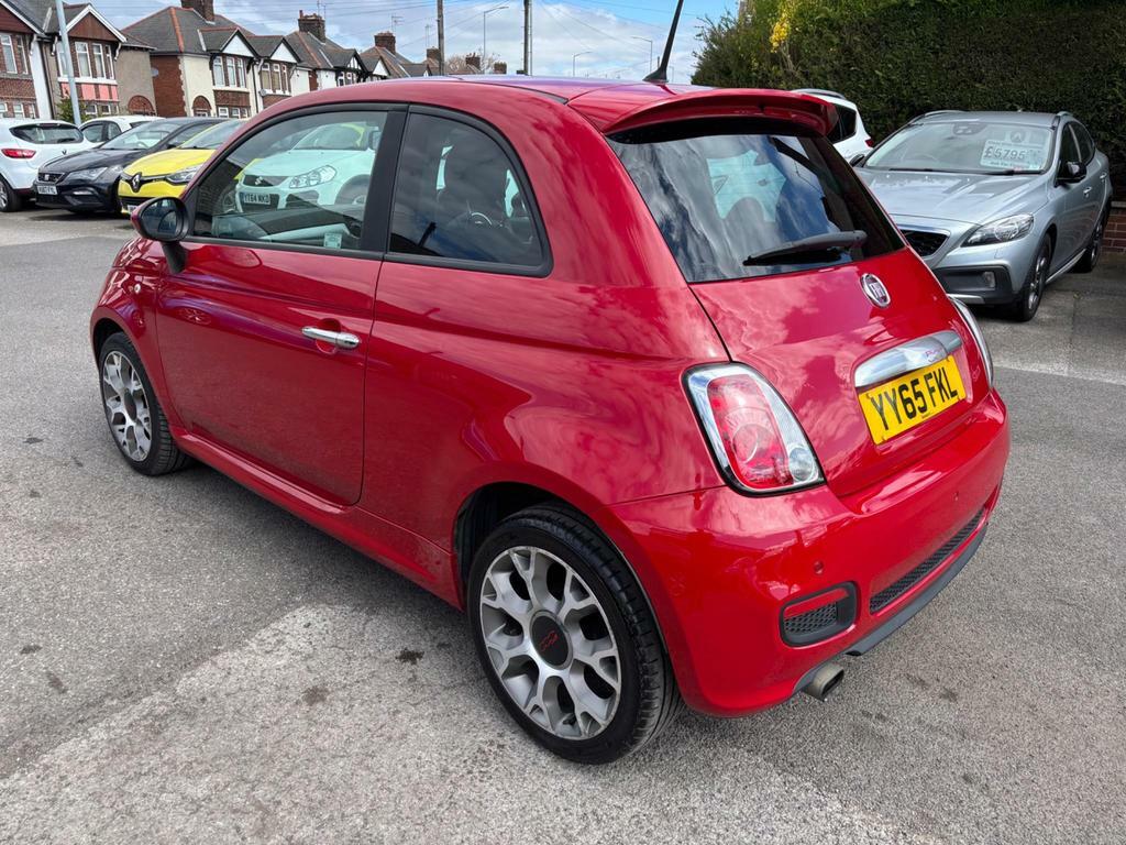 Fiat 500 1.2 S Euro 6 S S YY65FKL Red #5