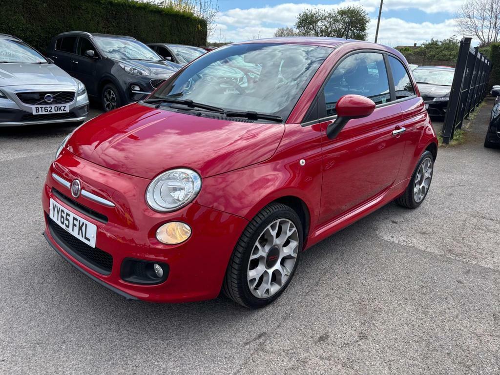 Fiat 500 1.2 S Euro 6 S S YY65FKL Red #2