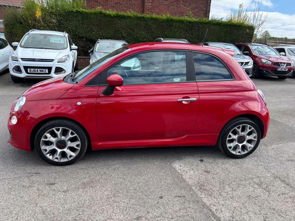 Fiat 500 1.2 S Euro 6 S S YY65FKL Red #3