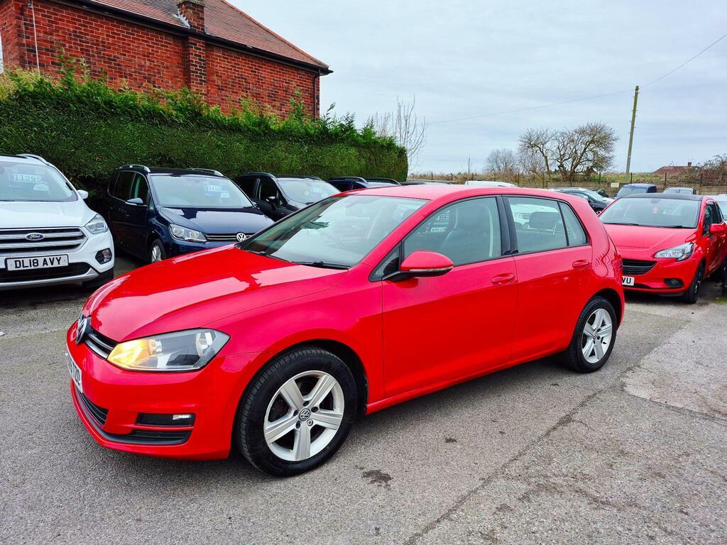 Volkswagen Golf 1.6 Tdi Bluemotion Tech Match Euro 6 S S Red