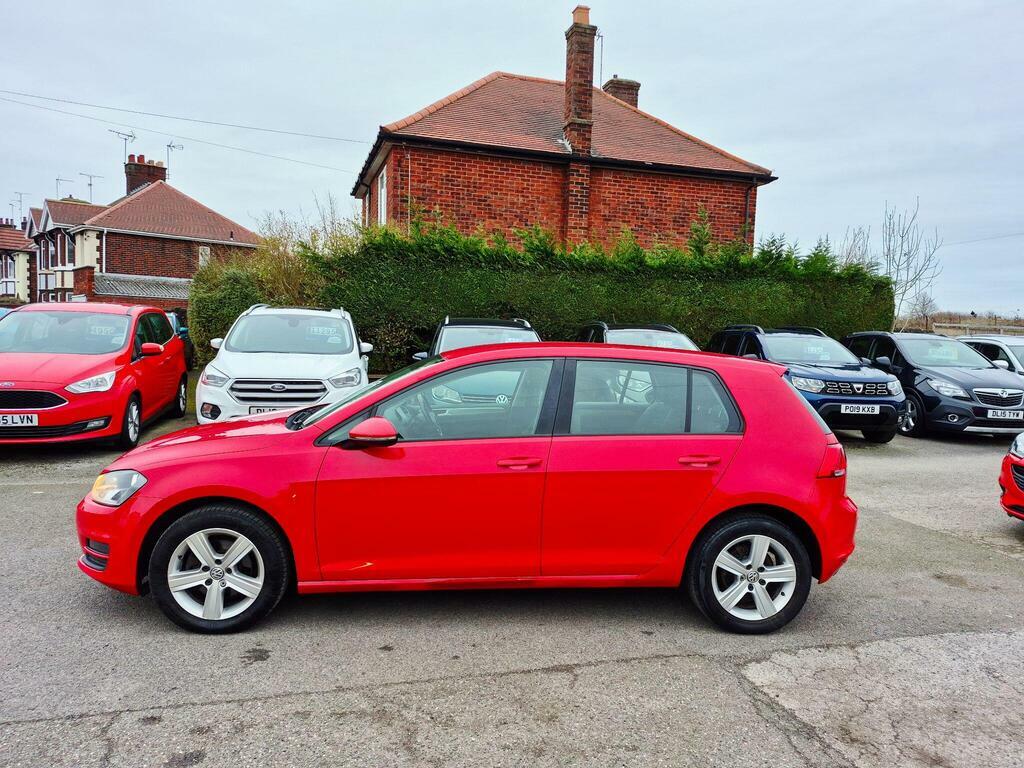 Volkswagen Golf 1.6 Tdi Bluemotion Tech Match Euro 6 S S VE65TZO Red #2