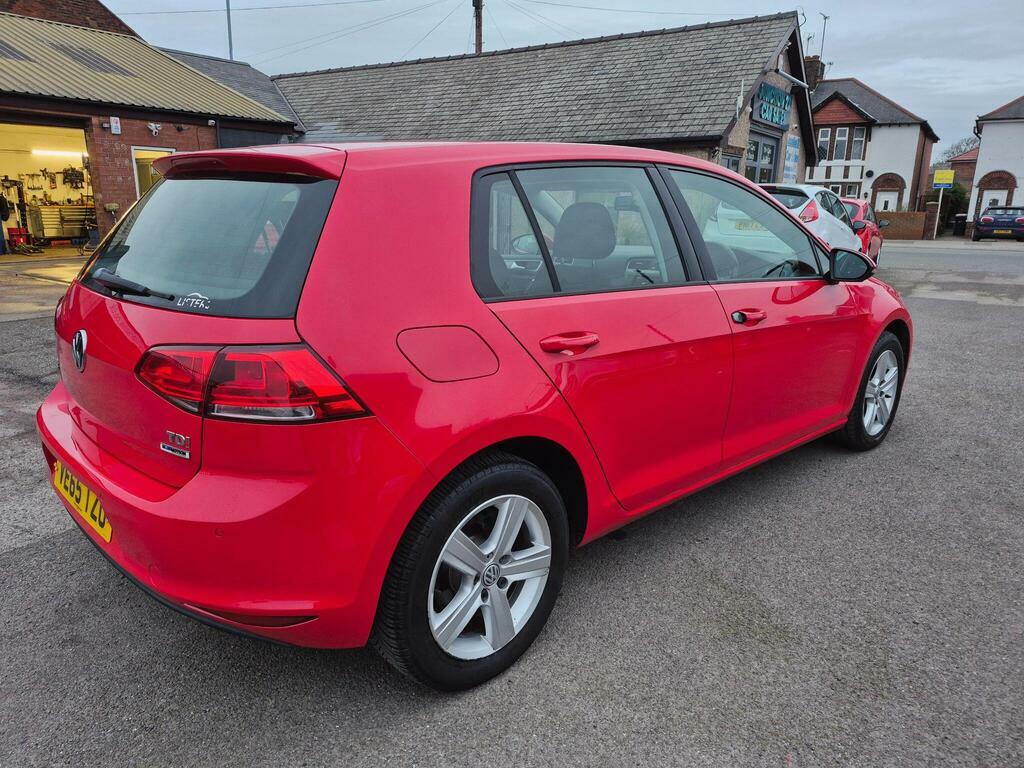Volkswagen Golf 1.6 Tdi Bluemotion Tech Match Euro 6 S S VE65TZO Red #5