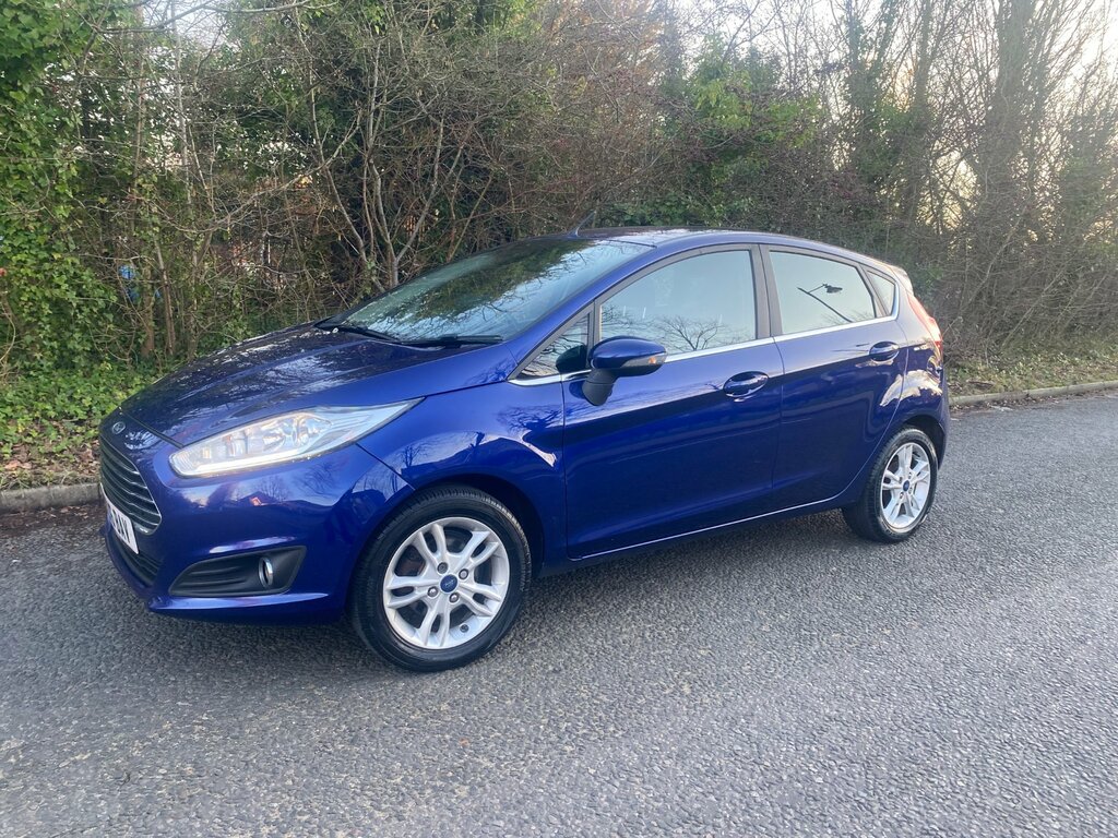 Ford Fiesta 1.0T Ecoboost Zetec Hatchback Eu MC16BAV Blue #3