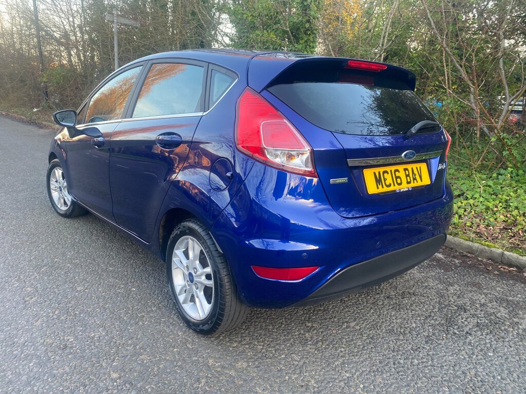 Ford Fiesta 1.0T Ecoboost Zetec Hatchback Eu MC16BAV Blue #5