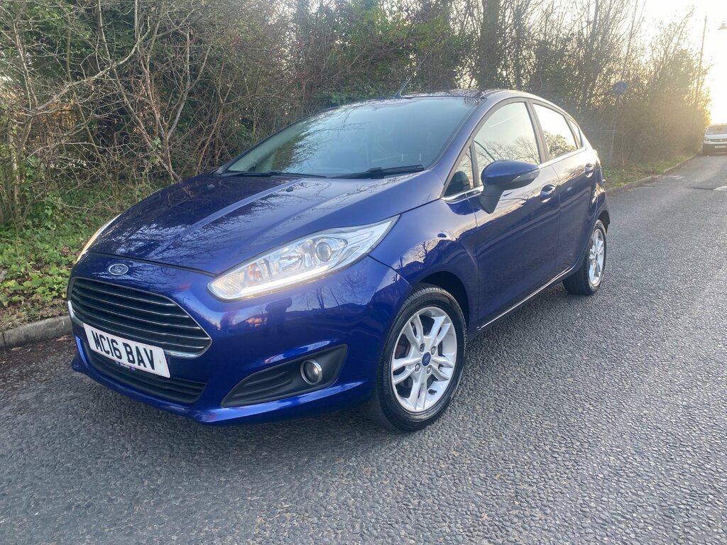 Ford Fiesta 1.0T Ecoboost Zetec Hatchback Eu Blue