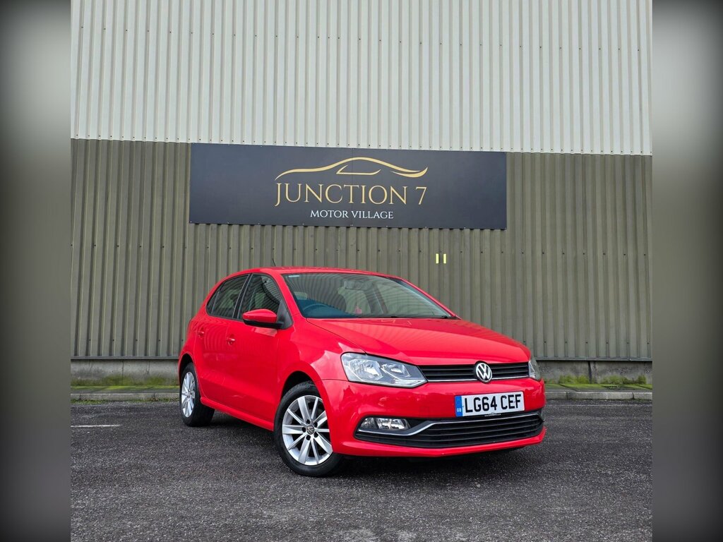 Volkswagen Polo 1.4 Tdi Bluemotion Tech Se Euro 6 Ss Red #2