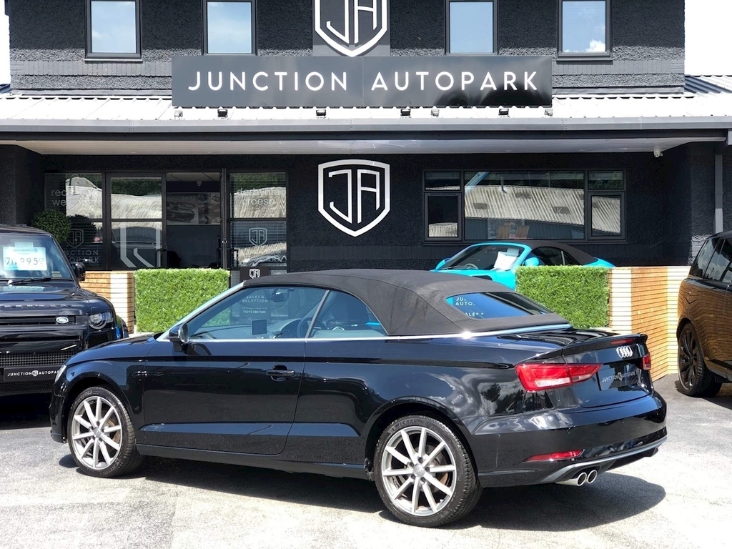 Audi A3 Cabriolet Tdi Sport Black #5