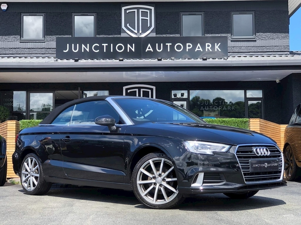 Audi A3 Cabriolet Tdi Sport Black #3