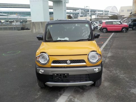 Suzuki Hustler Hybrid Turbo X Yellow #2