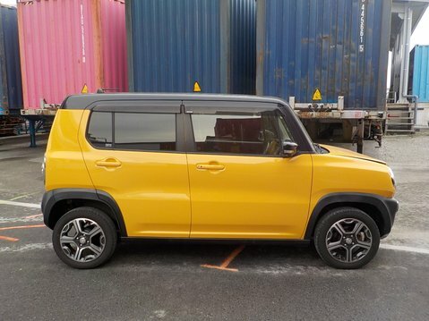 Suzuki Hustler Hybrid Turbo X Yellow #4