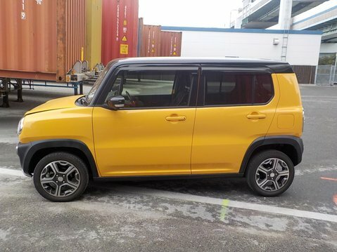 Suzuki Hustler Hybrid Turbo X Yellow #5