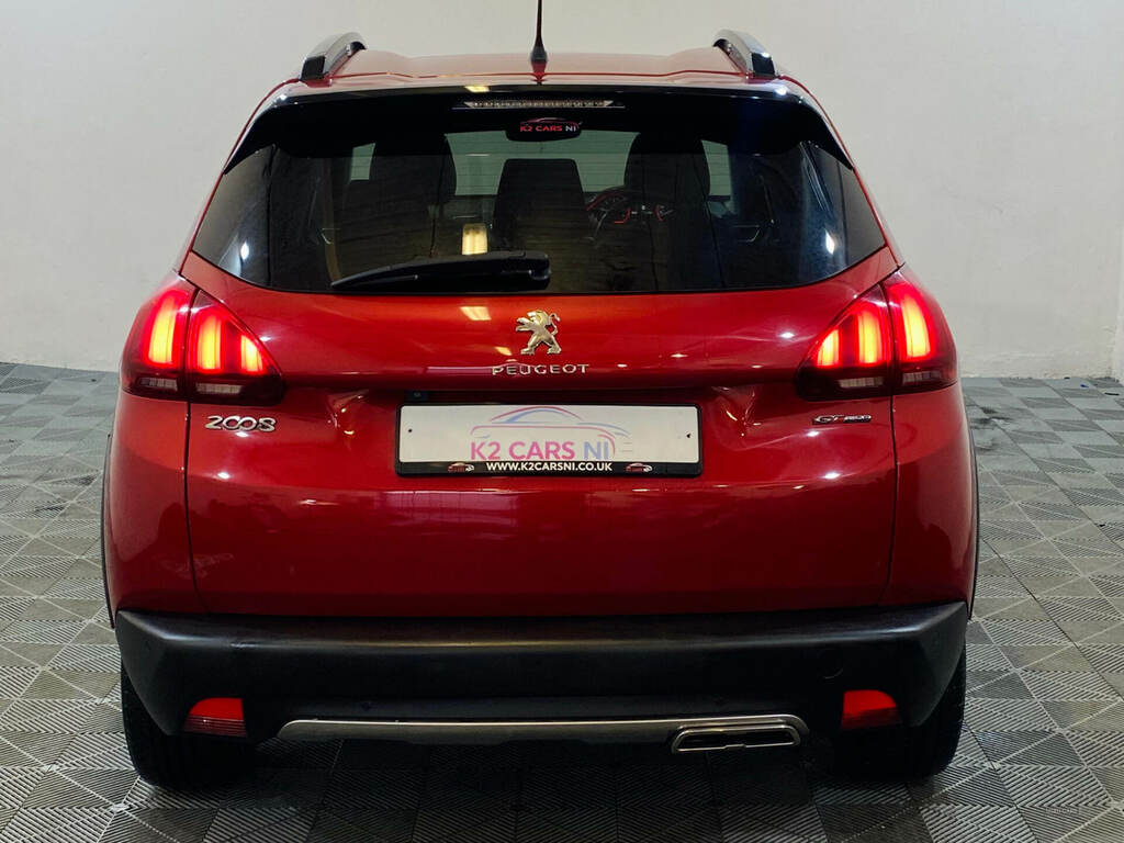 Peugeot 2008 1.6 Bluehdi 100 Gt Line NX18LBO Red #4