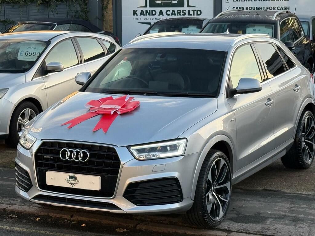 Audi Q3 Suv 2.0 Tdi S Line Plus Quattro Euro 6 Ss SK15XYM Silver #4