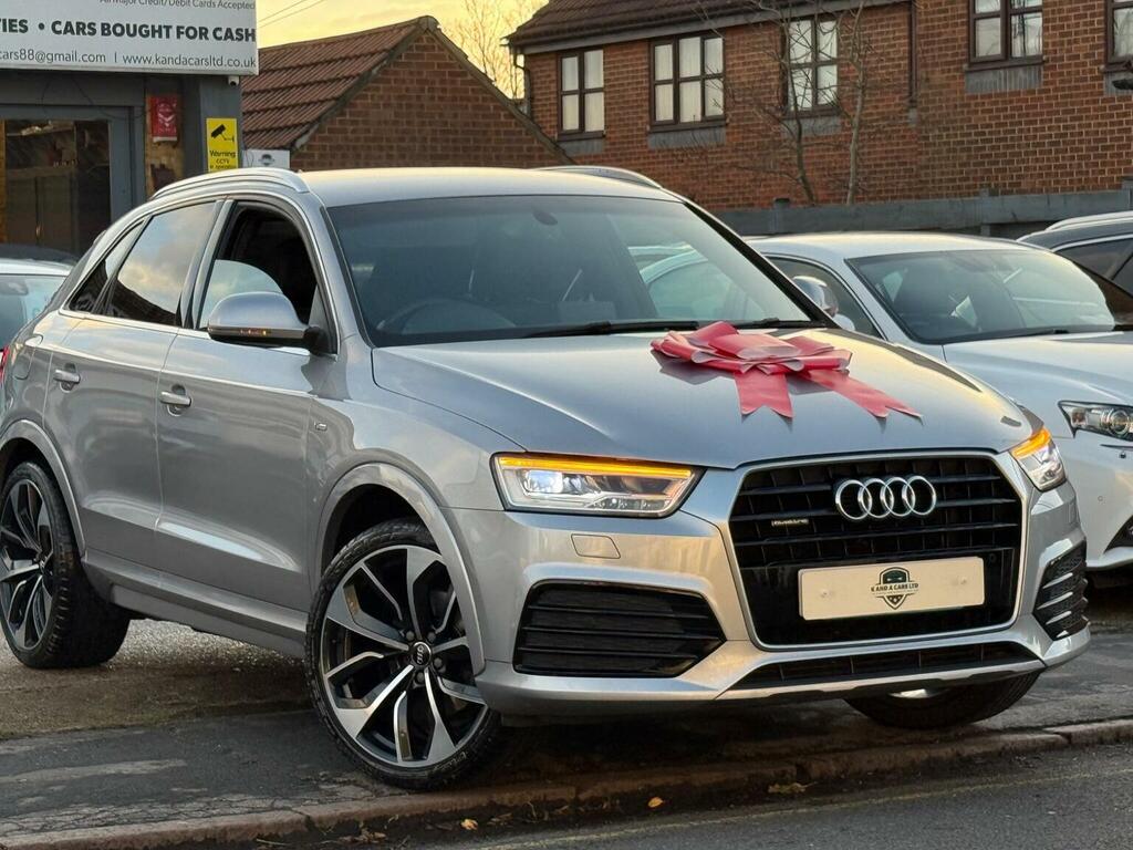Audi Q3 Suv 2.0 Tdi S Line Plus Quattro Euro 6 Ss SK15XYM Silver #2