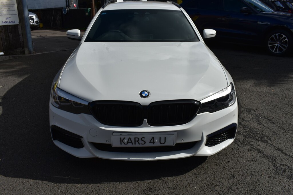 BMW 5 Series 2.0 520D M Sport Touring Euro 6 S LD18EJK White #5