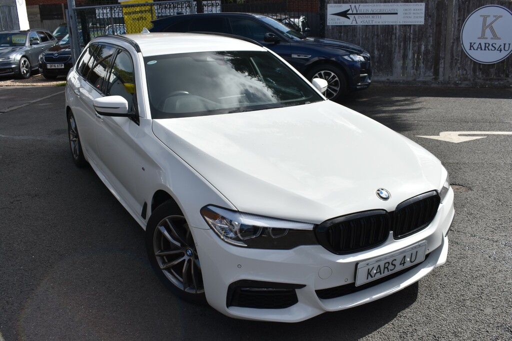 BMW 5 Series 2.0 520D M Sport Touring Euro 6 S LD18EJK White #4