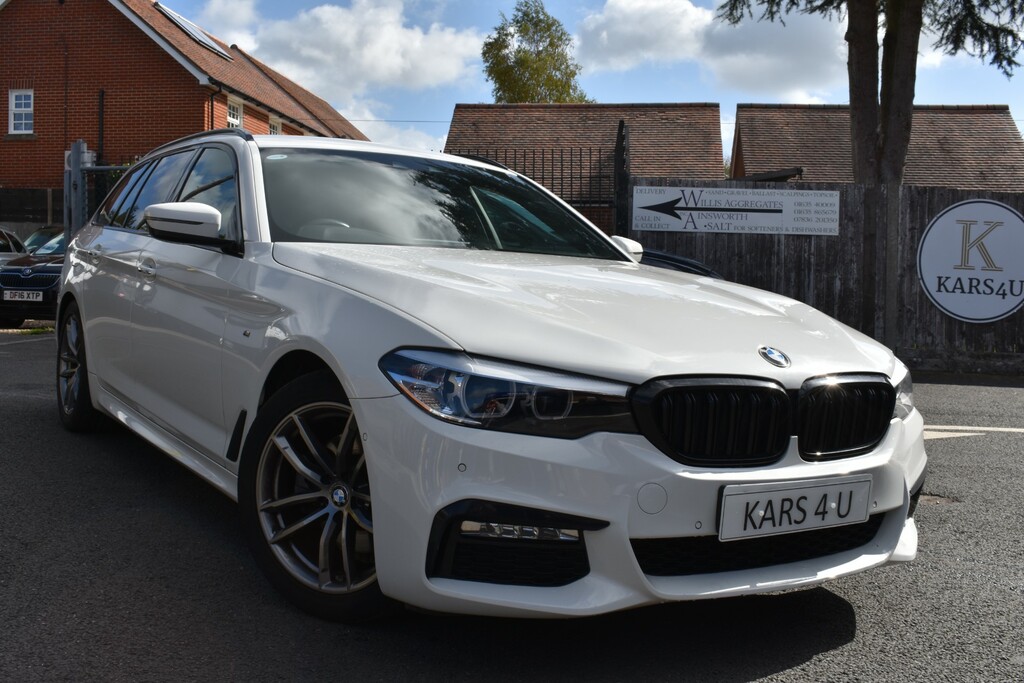 BMW 5 Series 2.0 520D M Sport Touring Euro 6 S LD18EJK White #3