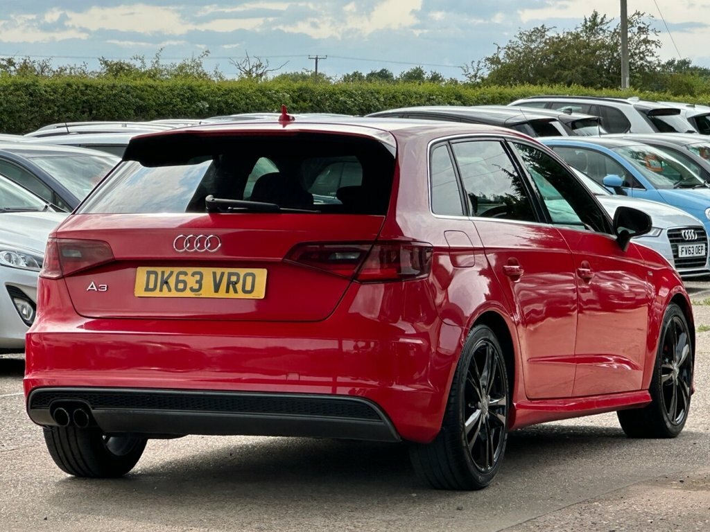 Audi A3 2L S Line DK63VRO Red #6