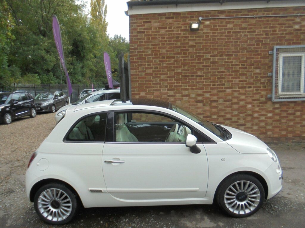 Fiat 500 1.2 Lounge Euro 6 Ss LN65HSY White #3