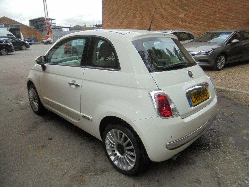 Fiat 500 1.2 Lounge Euro 6 Ss LN65HSY White #6