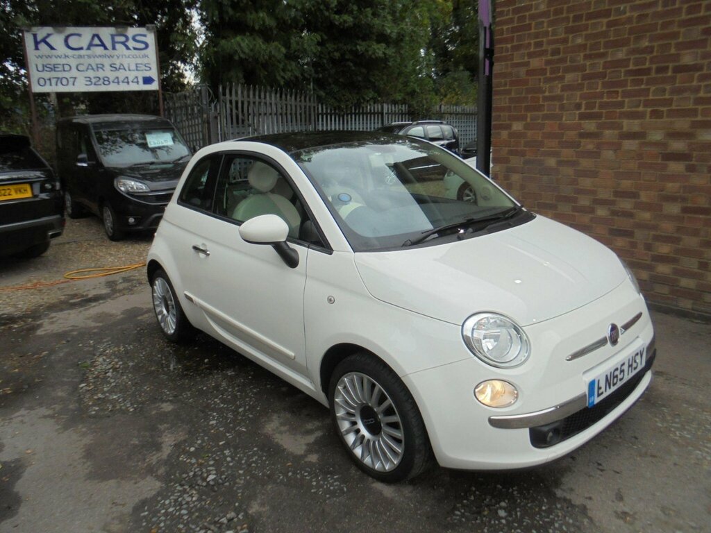 Fiat 500 1.2 Lounge Euro 6 Ss LN65HSY White #2