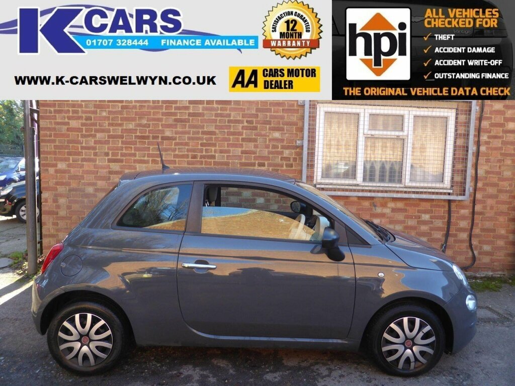 Fiat 500 1.2 Pop Euro 6 Ss Grey