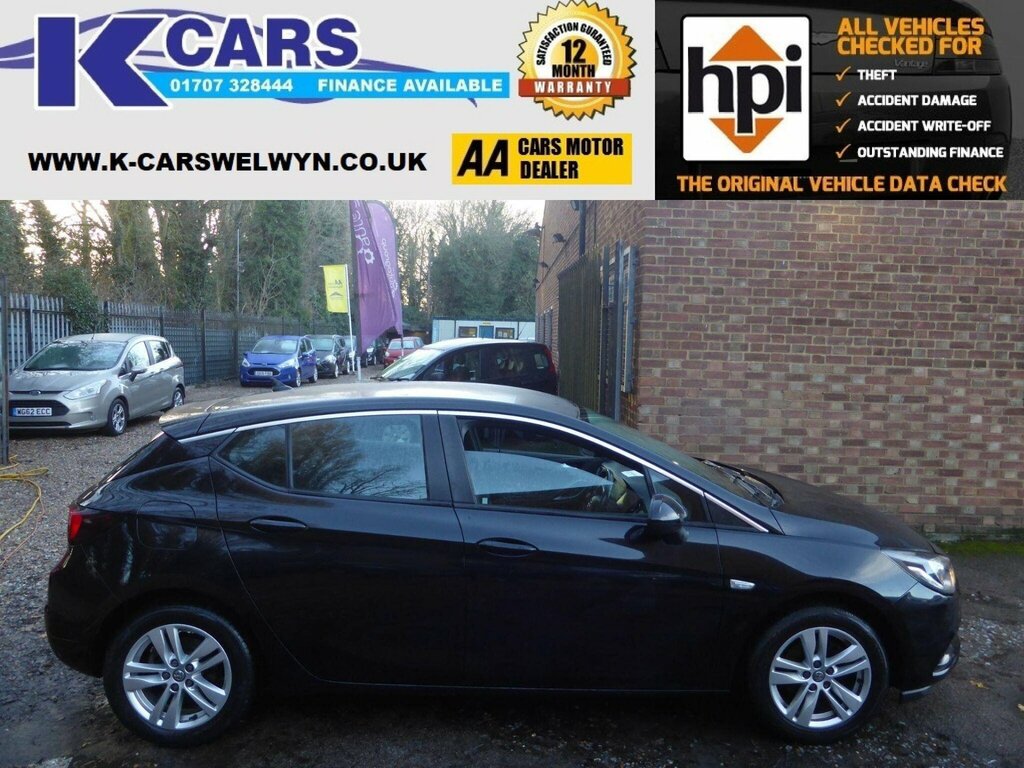Vauxhall Astra 1.4I Tech Line Euro 6 Black