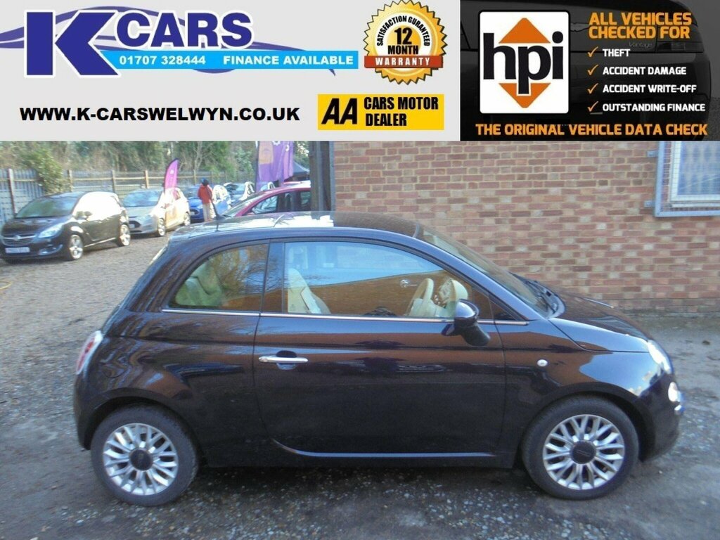 Fiat 500 1.2 Lounge Euro 6 Ss Blue