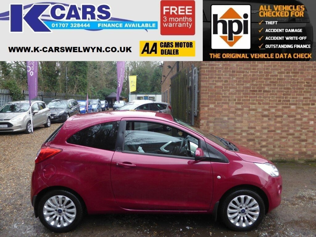 Ford KA 1.2 Zetec Euro 5 Ss Red
