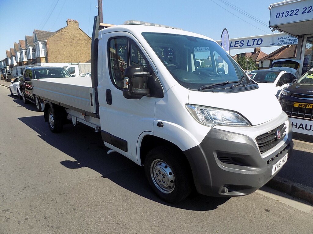 Fiat Ducato 35 Cc Dropside Multijet White