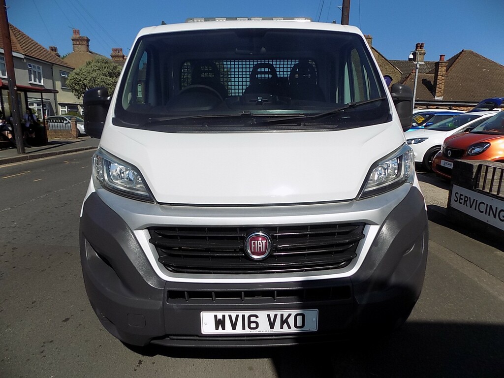 Fiat Ducato 35 Cc Dropside Multijet White #3